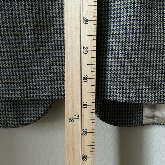 Brooks Brothers Men’s Sz 39R Classic Wool Houndstooth Blazer Jacket - EE - Picture 6 of 8